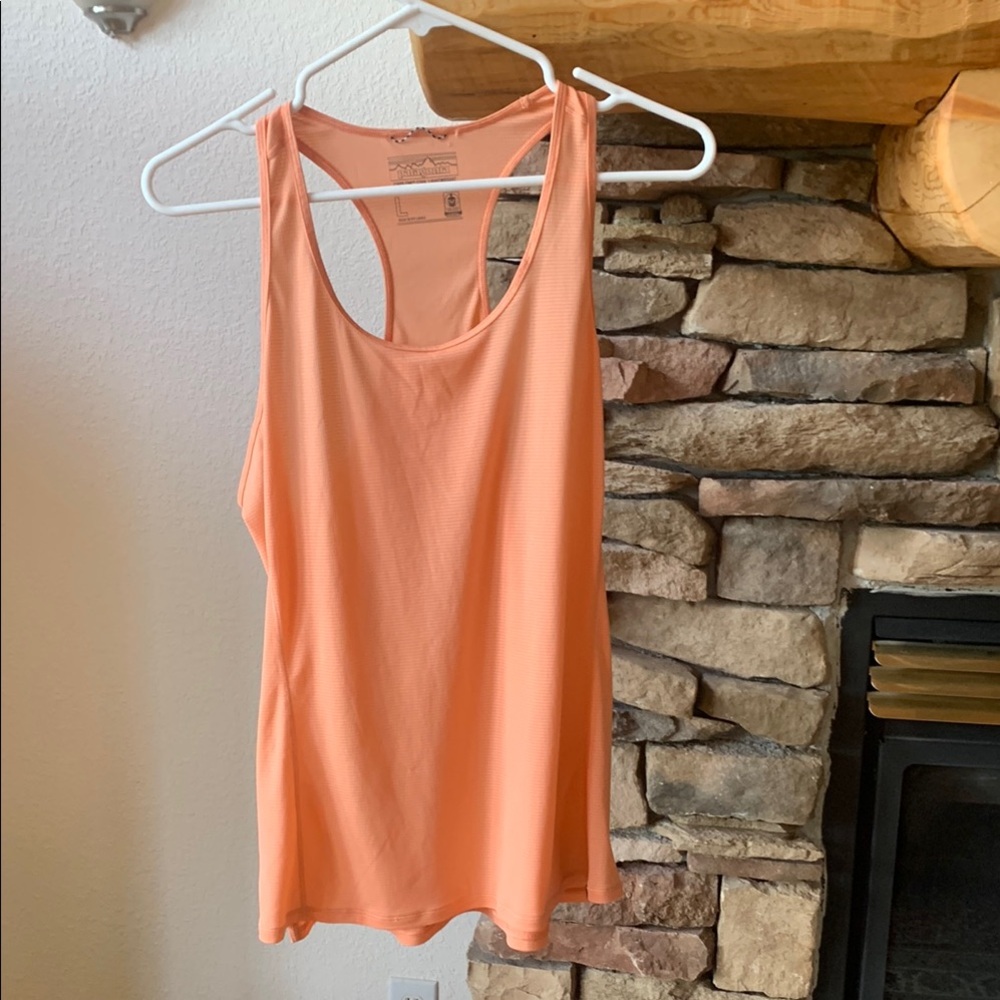 Women's Peach Racerback Tank Top